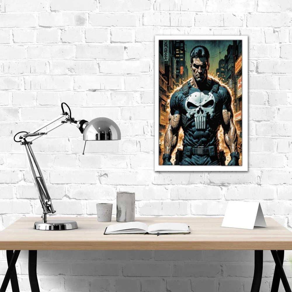 تابلو پینکمن طرح کمیک پانیشر Punisher Comics 20 Jm