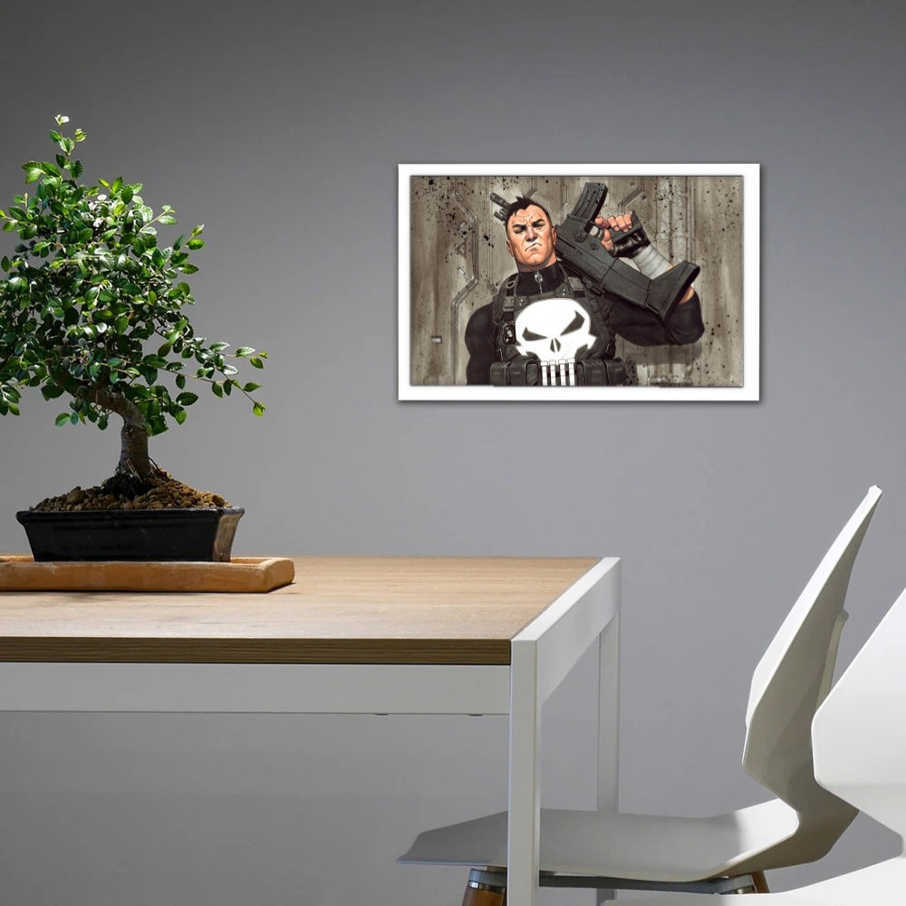 تابلو پینکمن طرح کمیک پانیشر Punisher Comics 2 Jm