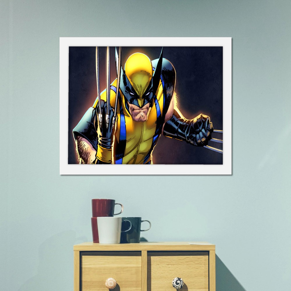 تابلو پینکمن طرح کمیک ولورین Wolverine Comics 2 Jm