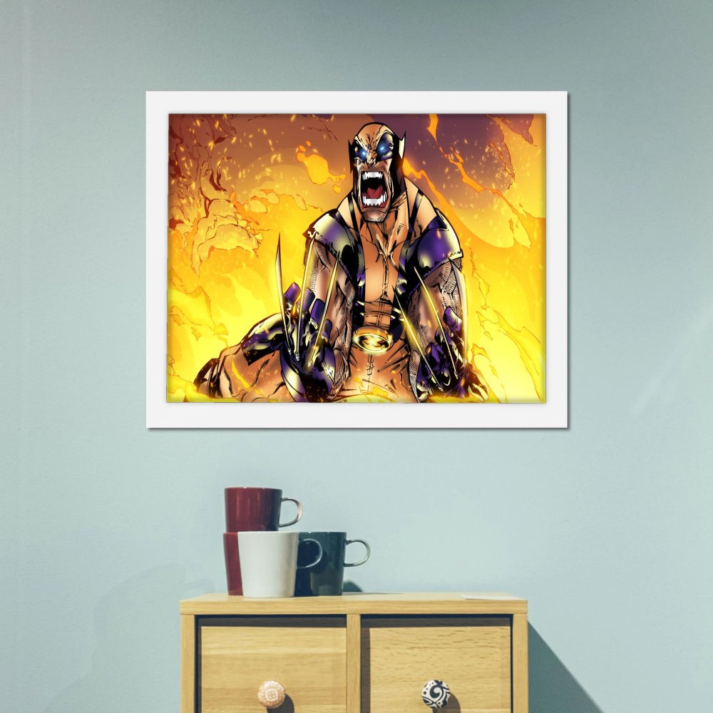 تابلو پینکمن طرح کمیک ولورین Wolverine Comics 10 Jm