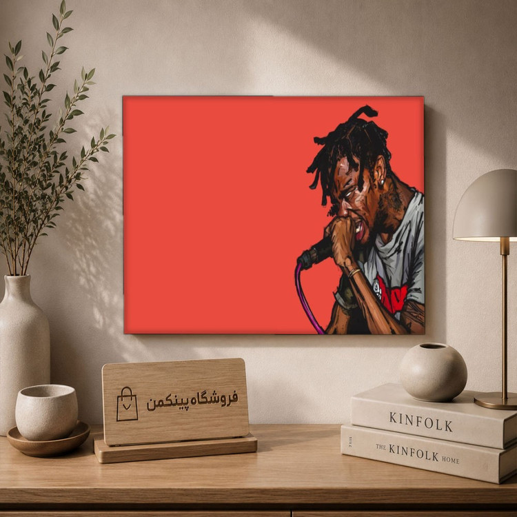 تابلو شاسی پینکمن طرح تراویس اسکات نسخه هشتم - Travis Scott HD کد Jm 6