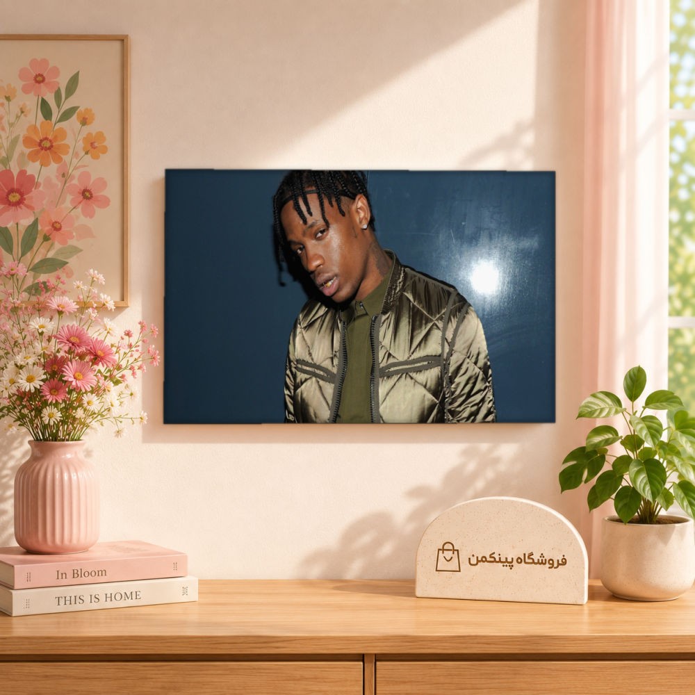 تابلو شاسی پینکمن طرح تراویس اسکات نسخه هشتم - Travis Scott HD کد Jm 33