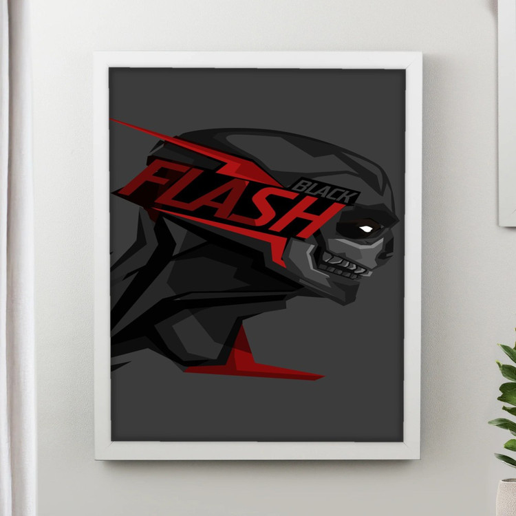 تابلو پینکمن طرح کمیک مشکی Flash Comic Black Flash 9 Jm