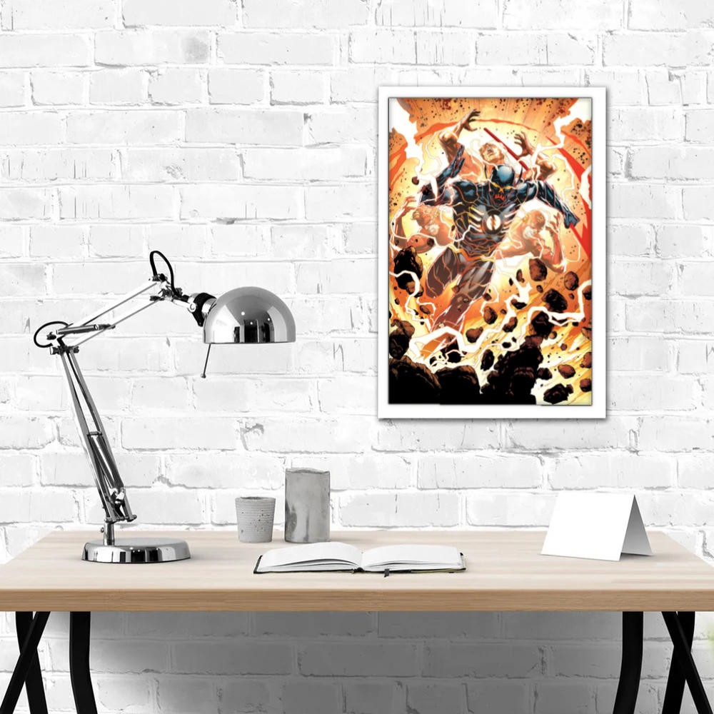 تابلو پینکمن طرح کمیک مشکی Flash Comic Black Flash 6 Jm