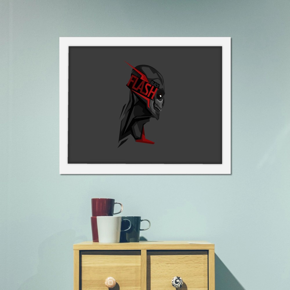 تابلو پینکمن طرح کمیک مشکی Flash Comic Black Flash 5 Jm