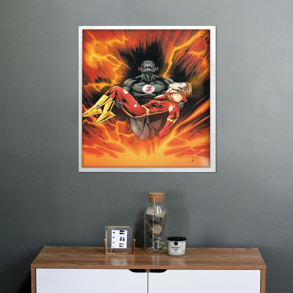 تابلو پینکمن طرح کمیک مشکی Flash Comic Black Flash 19 Jm