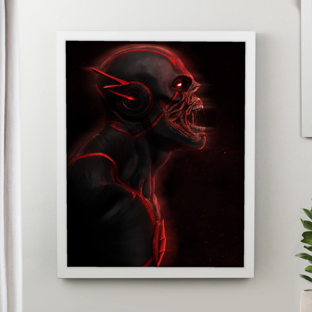 تابلو پینکمن طرح کمیک مشکی Flash Comic Black Flash 18 Jm
