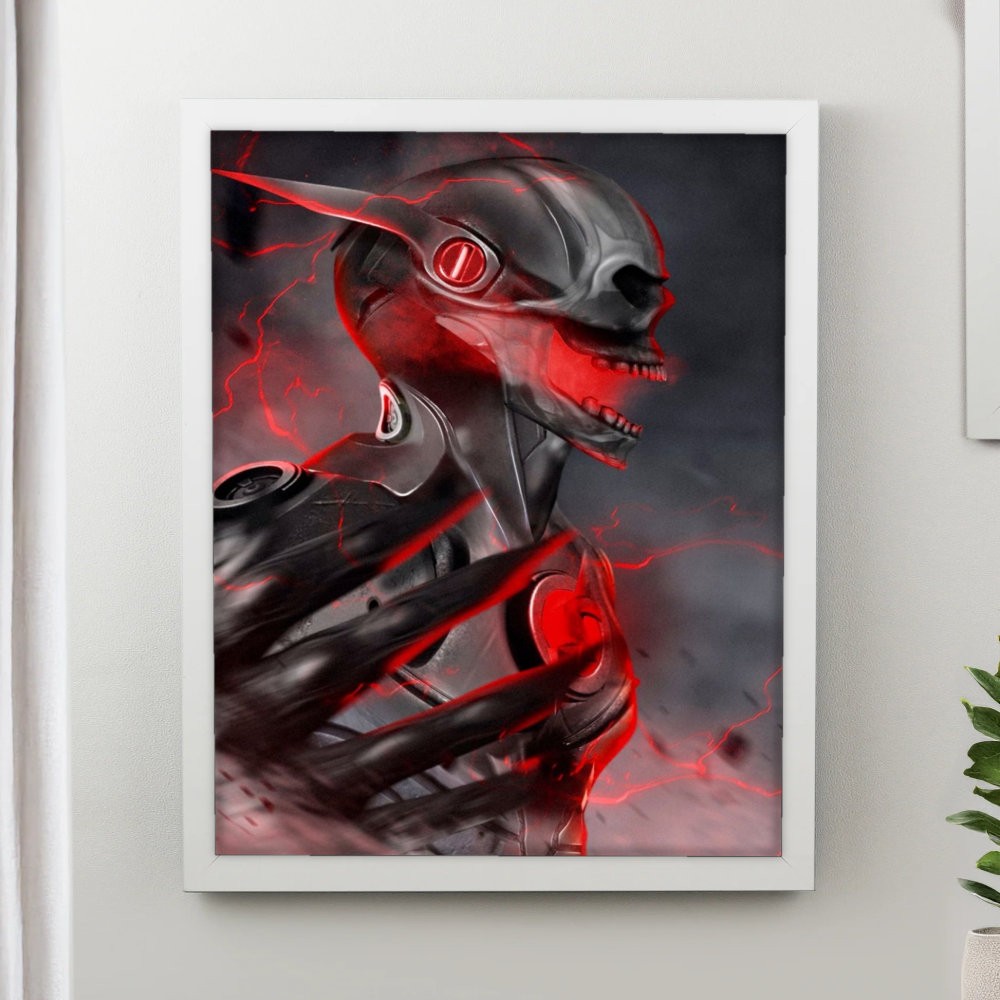 تابلو پینکمن طرح کمیک مشکی Flash Comic Black Flash 13 Jm
