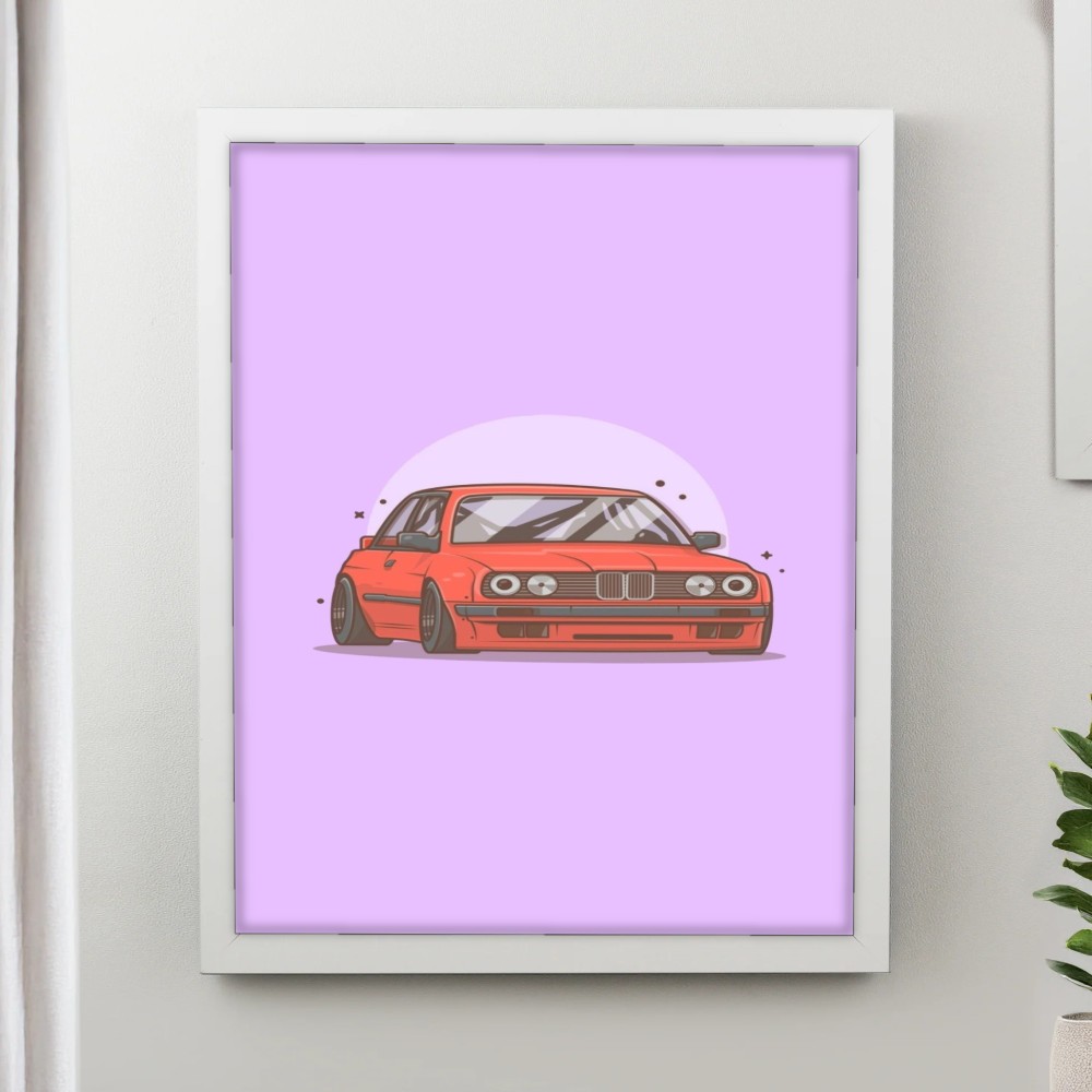 تابلو پینکمن طرح کمیک ماشین Comic Car 31 Jm