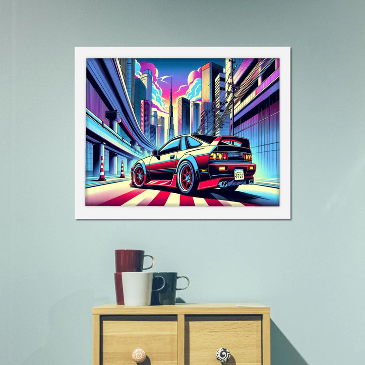 تابلو پینکمن طرح کمیک ماشین Comic Car 3 Jm