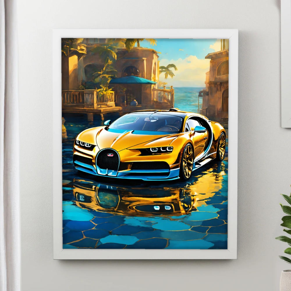 تابلو پینکمن طرح کمیک ماشین Comic Car 25 Jm