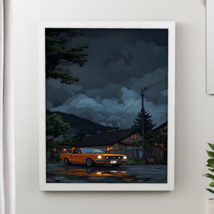 تابلو پینکمن طرح کمیک ماشین Comic Car 24 Jm