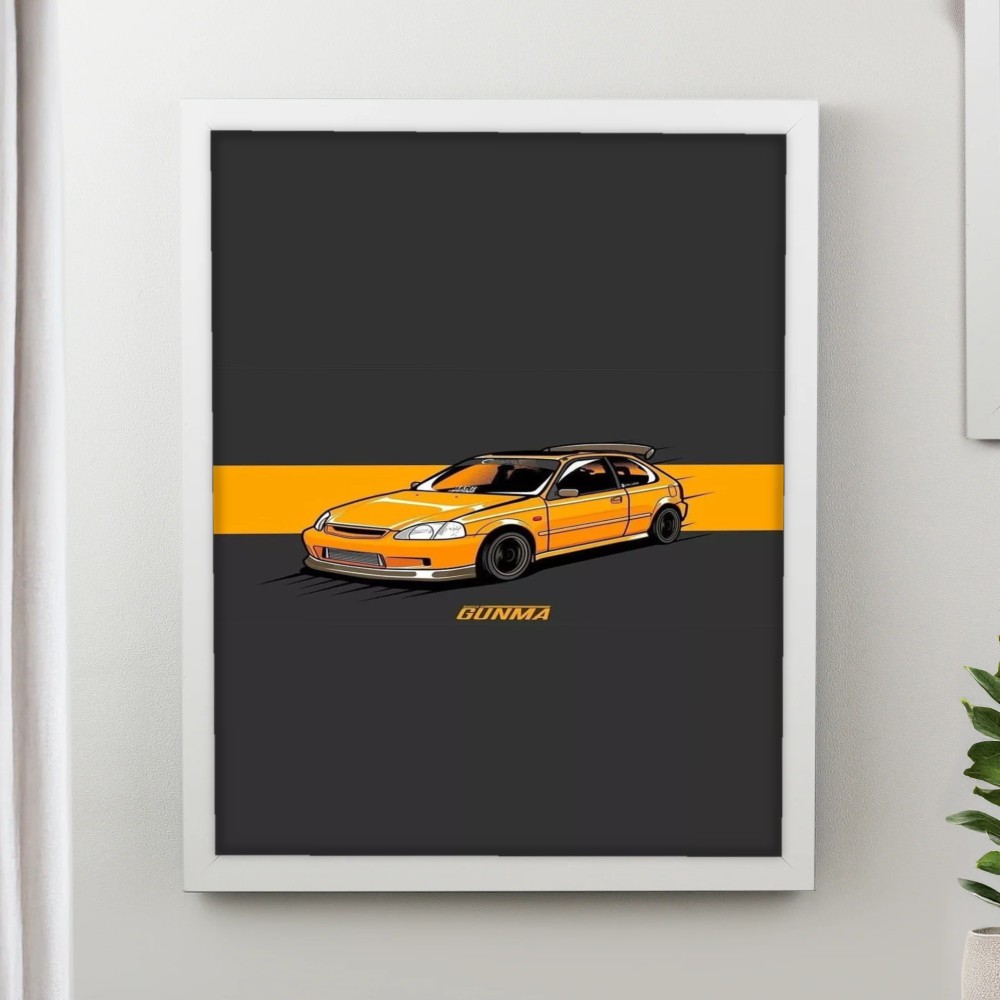 تابلو پینکمن طرح کمیک ماشین Comic Car 18 Jm