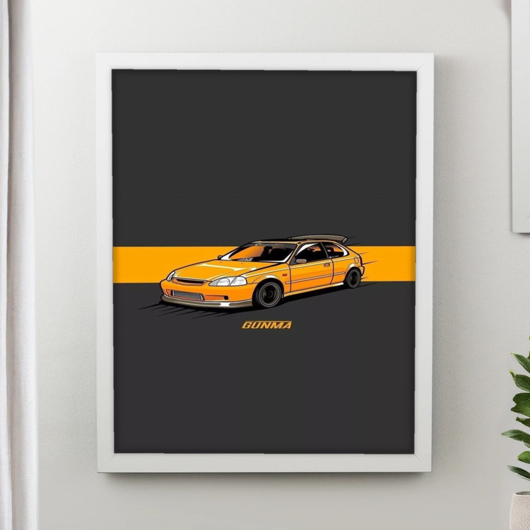 تابلو پینکمن طرح کمیک ماشین Comic Car 18 Jm