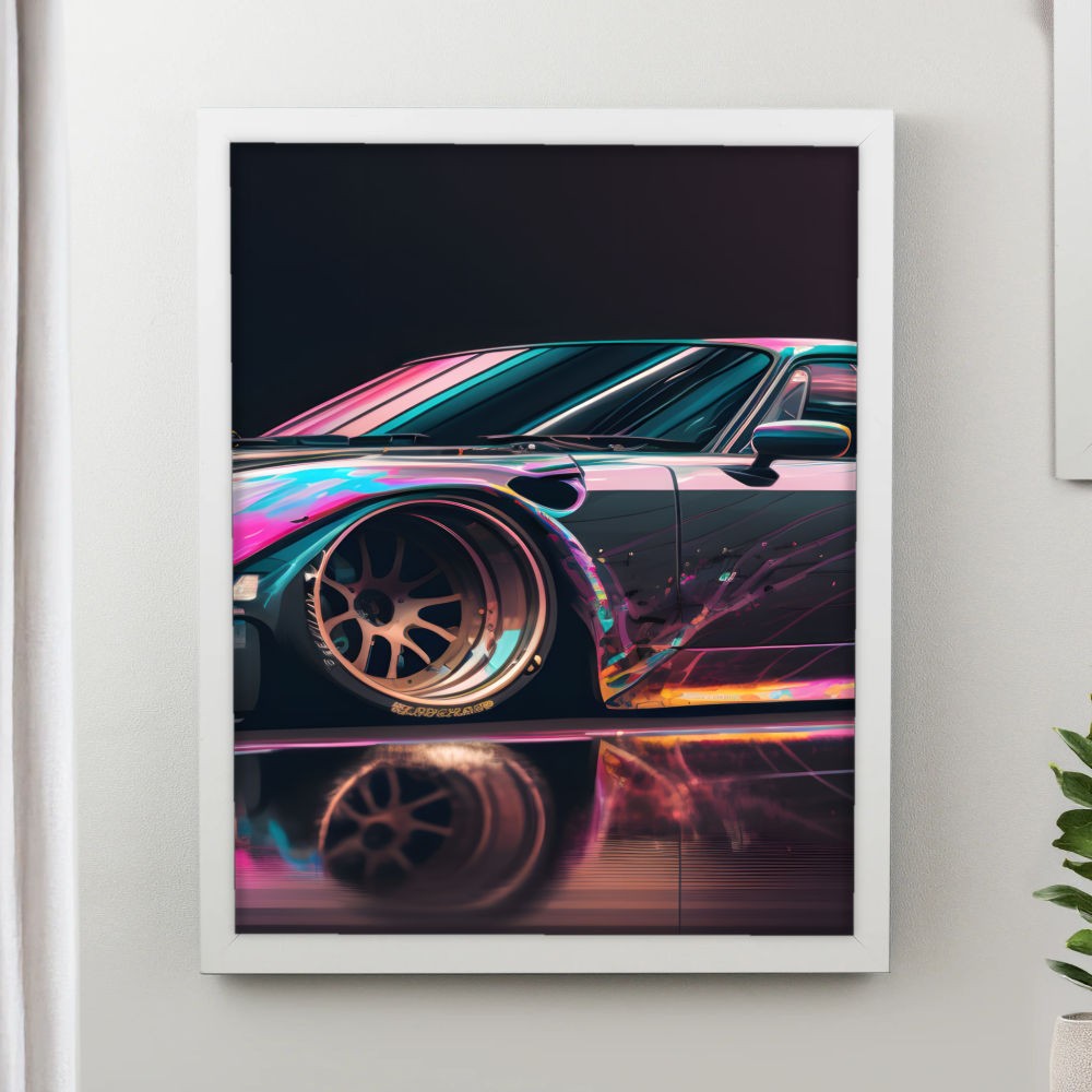 تابلو پینکمن طرح کمیک ماشین Comic Car 14 Jm