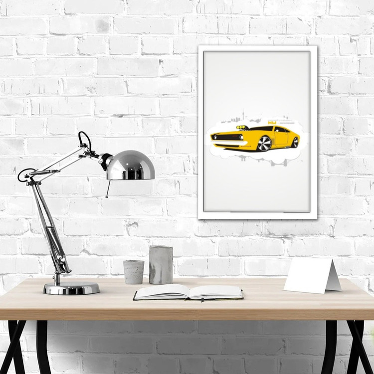 تابلو پینکمن طرح کمیک ماشین Comic Car 13 Jm