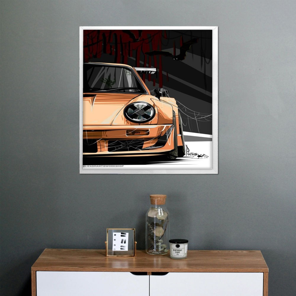تابلو پینکمن طرح کمیک ماشین Comic Car 12 Jm