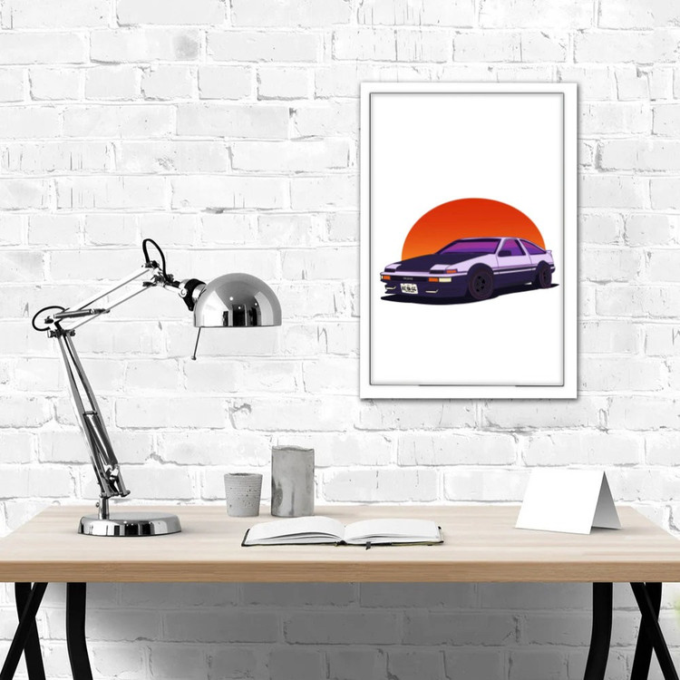 تابلو پینکمن طرح کمیک ماشین Comic Car 10 Jm