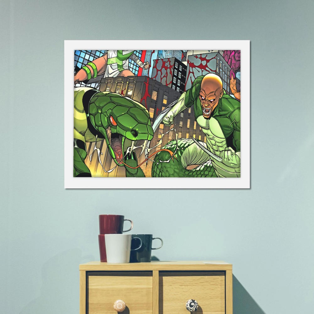 تابلو پینکمن طرح کمیک مارول Serpent Serpent Marvel Comics 5 Jm