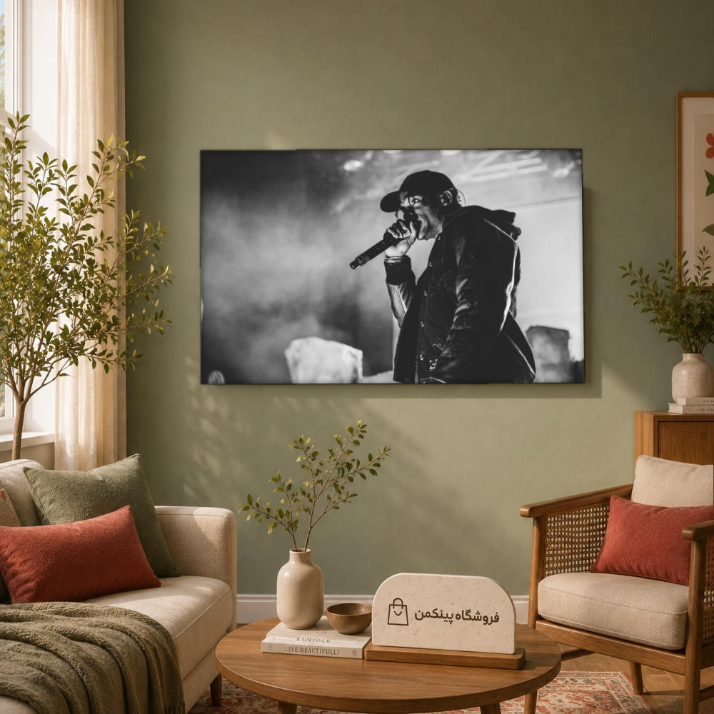 تابلو شاسی پینکمن طرح تراویس اسکات نسخه ششم - Travis Scott 4k PC کد Jm 1