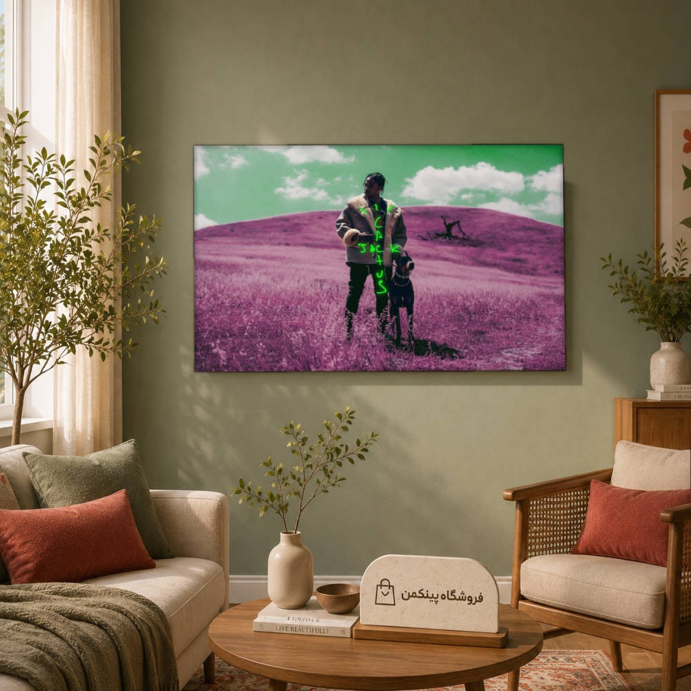 تابلو شاسی پینکمن طرح تراویس اسکات نسخه سیزدهم - Travis Scott PC 4k کد Jm 20