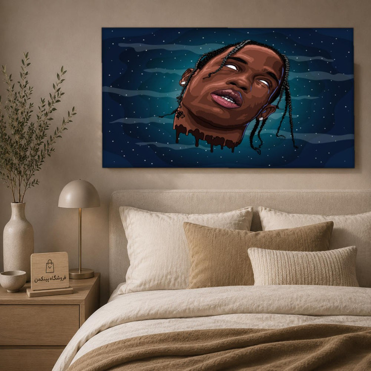 تابلو شاسی پینکمن طرح تراویس اسکات نسخه سیزدهم - Travis Scott PC 4k کد Jm 19