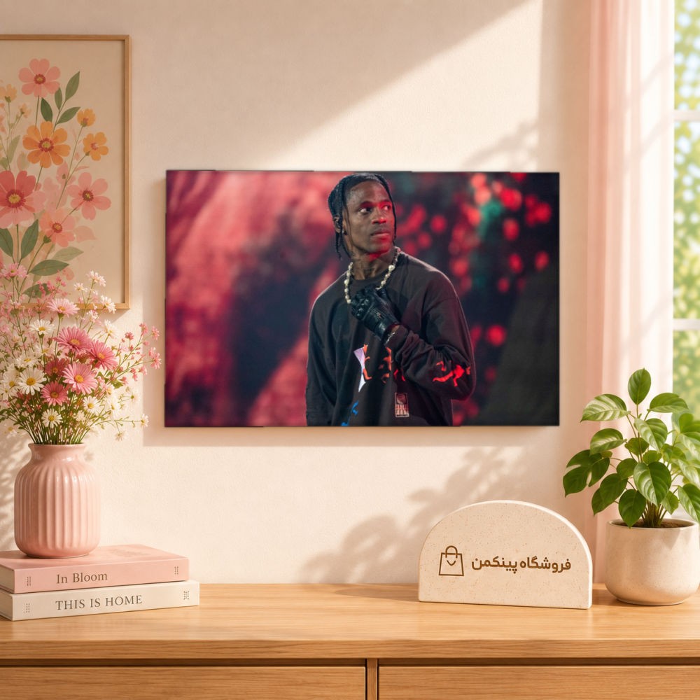 تابلو شاسی پینکمن طرح تراویس اسکات نسخه سیزدهم - Travis Scott PC 4k کد Jm 17