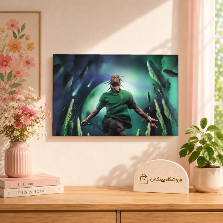 تابلو شاسی پینکمن طرح تراویس اسکات نسخه سیزدهم - Travis Scott PC 4k کد Jm 14