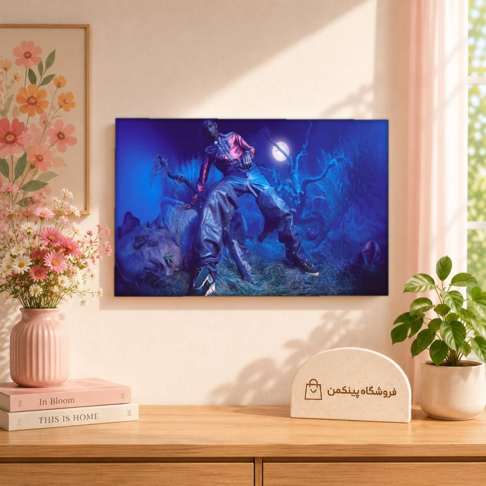 تابلو شاسی پینکمن طرح تراویس اسکات نسخه دوم - HD Travis Scott Desktop کد Jm 30