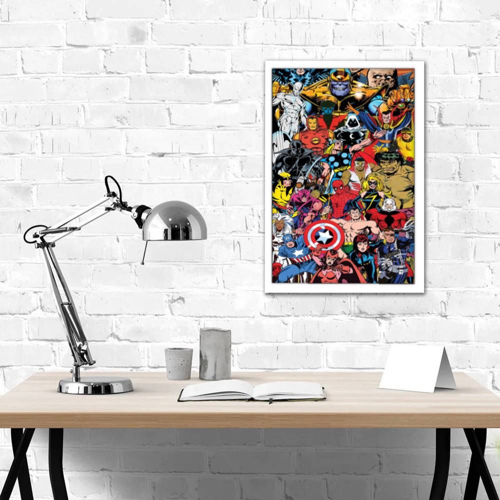 تابلو پینکمن طرح کمیک مارول Books Marvel Comic Books 3 Jm