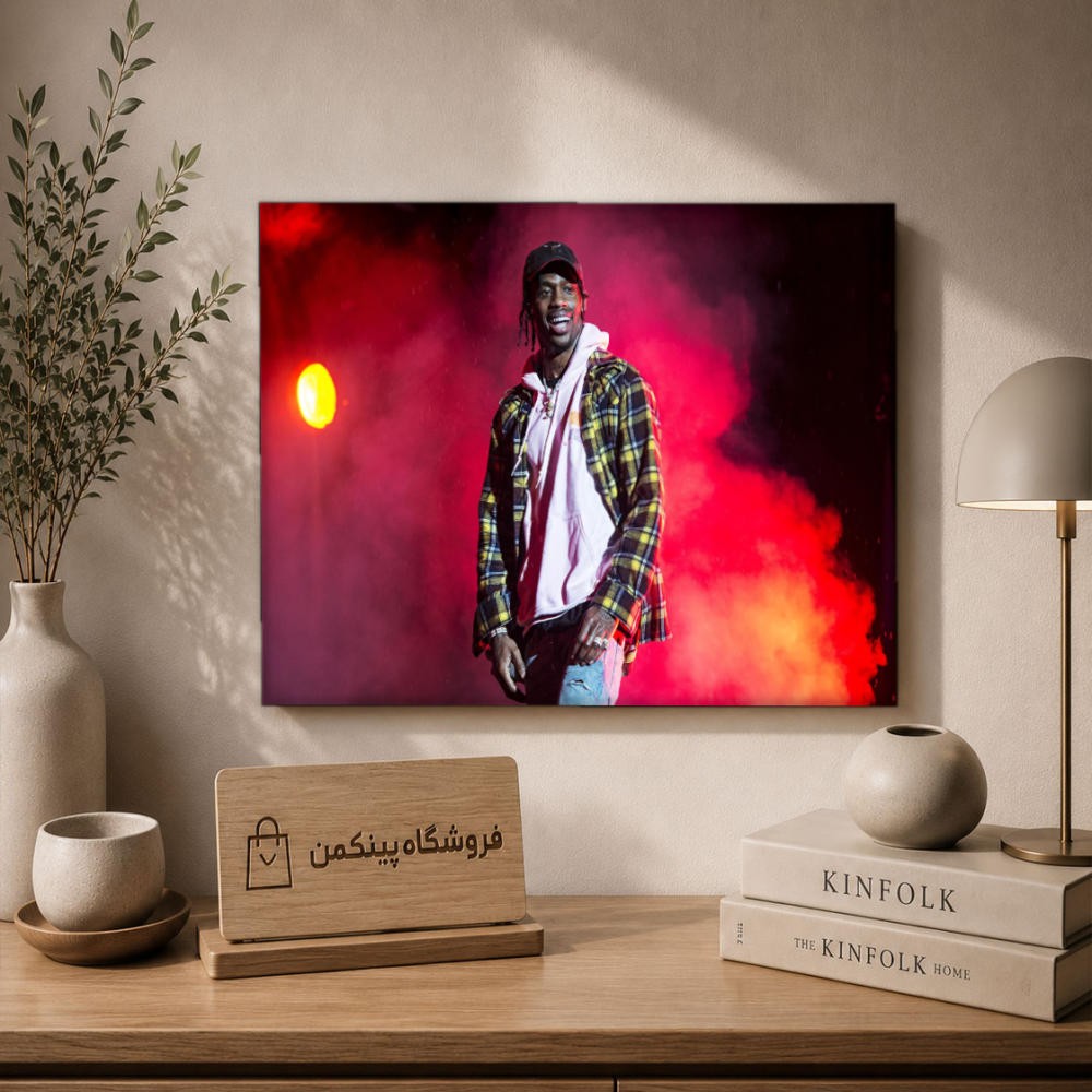 تابلو شاسی پینکمن طرح تراویس اسکات نسخه دوم - HD Travis Scott Desktop کد Jm 13