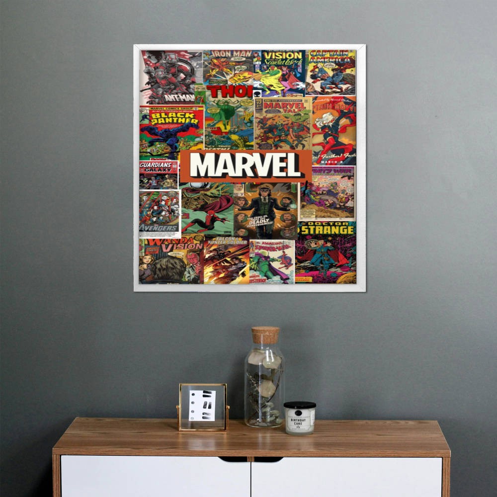 تابلو پینکمن طرح کمیک مارول Books Marvel Comic Books 12 Jm