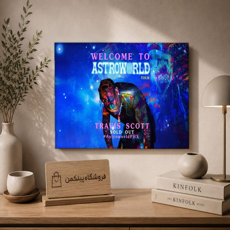 تابلو شاسی پینکمن طرح تراویس اسکات نسخه دهم - Travis Scott Laptop کد Jm 5