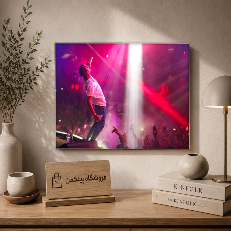 تابلو شاسی پینکمن طرح تراویس اسکات نسخه دهم - Travis Scott Laptop کد Jm 23
