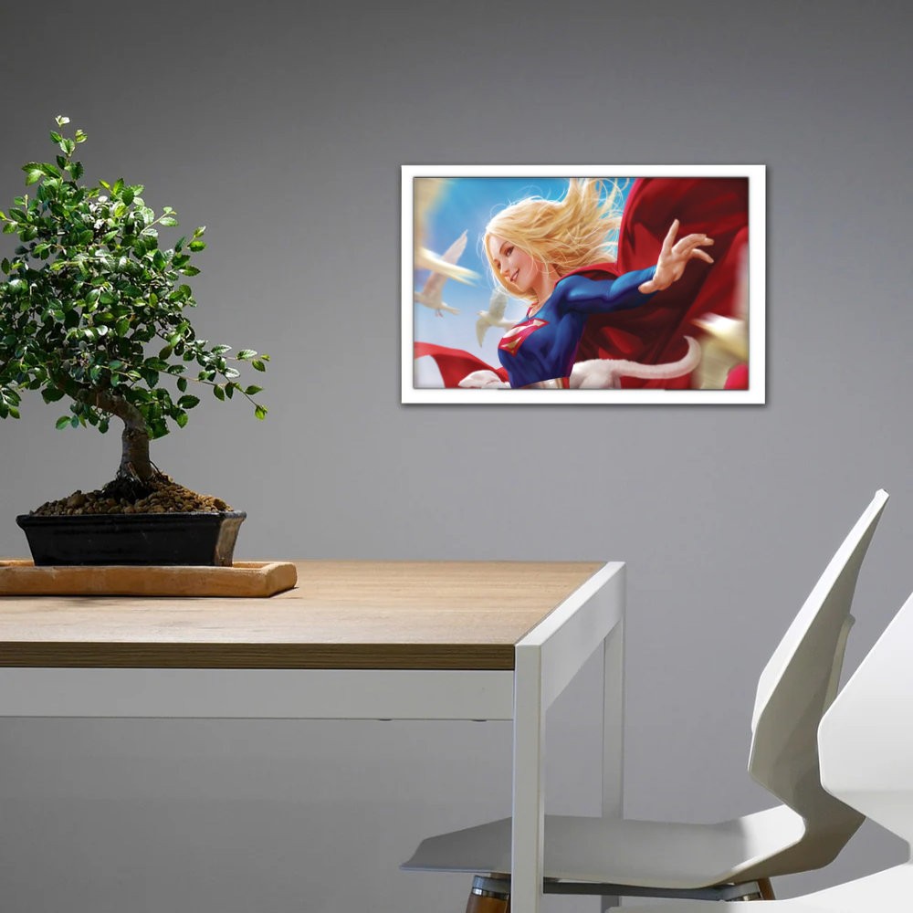 تابلو پینکمن طرح کمیک سوپرگرل Supergirl Comic 7 Jm