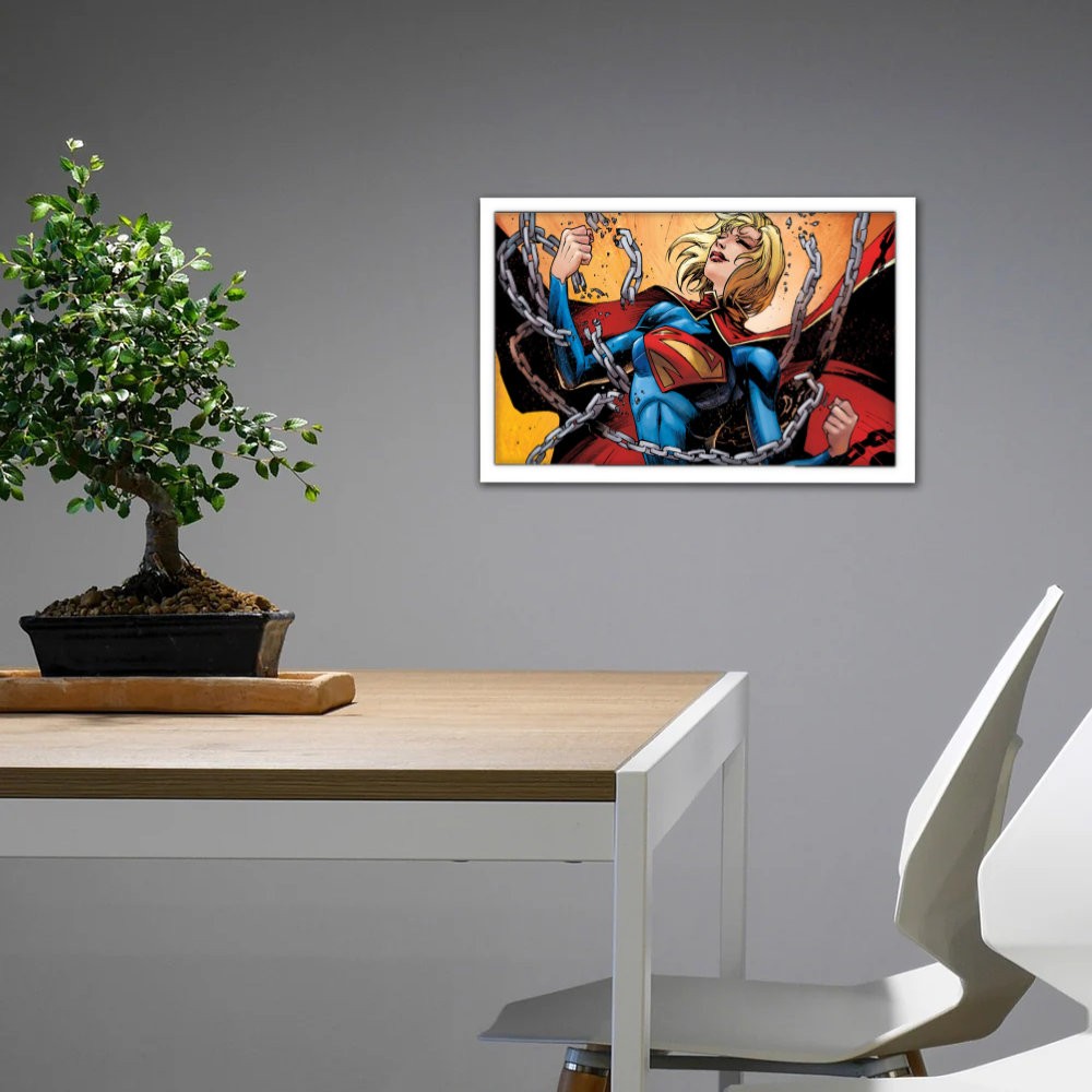 تابلو پینکمن طرح کمیک سوپرگرل Supergirl Comic 37 Jm