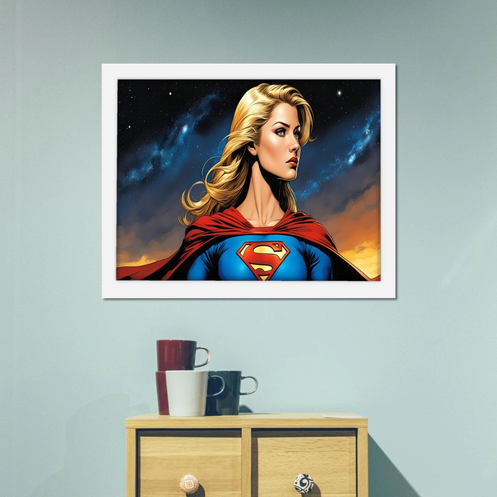 تابلو پینکمن طرح کمیک سوپرگرل Supergirl Comic 29 Jm