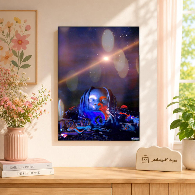 تابلو شاسی پینکمن طرح تراویس اسکات مورمور - Travis Scott Goosebumps کد Jm 16