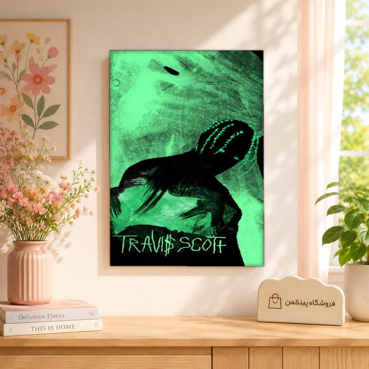 تابلو شاسی پینکمن طرح تراویس اسکات مورمور - Travis Scott Goosebumps کد Jm 12