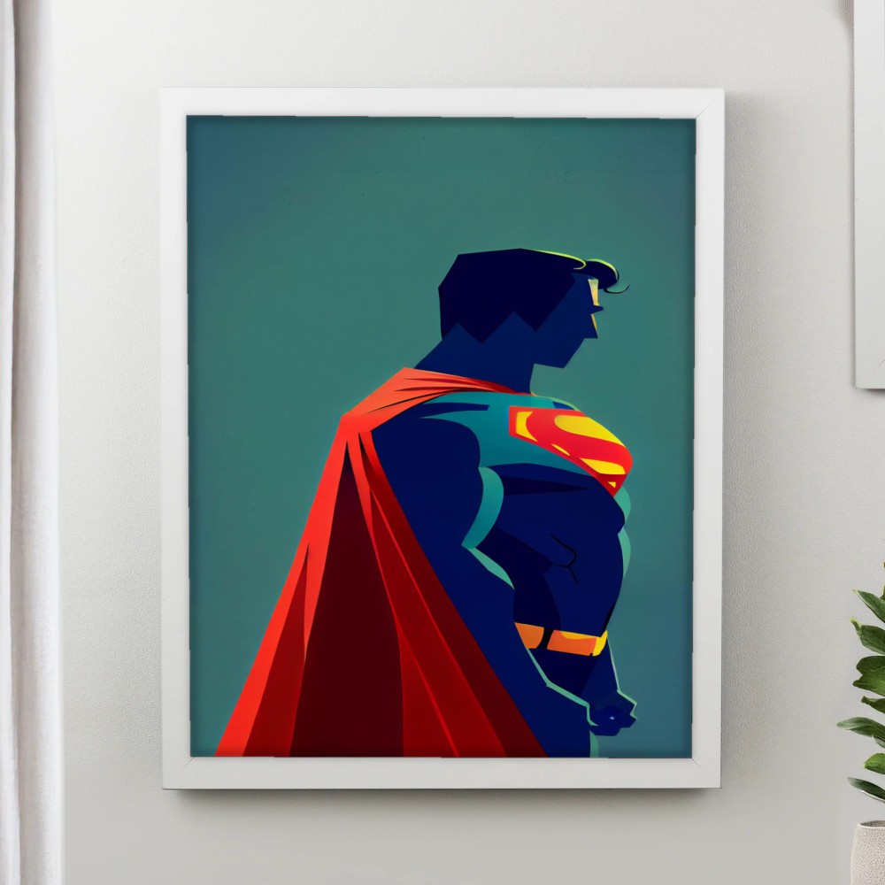 تابلو پینکمن طرح کمیک سوپرمن Superman Comics 9 Jm
