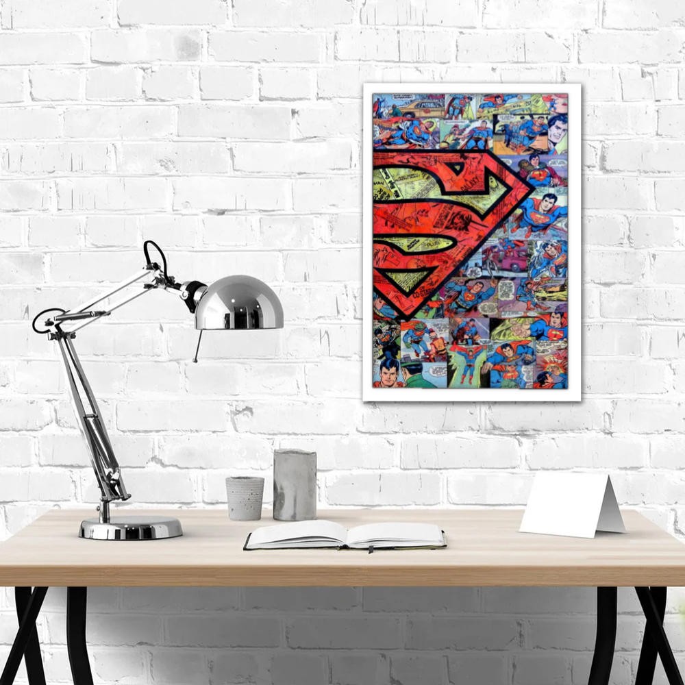 تابلو پینکمن طرح کمیک سوپرمن Superman Comics 25 Jm
