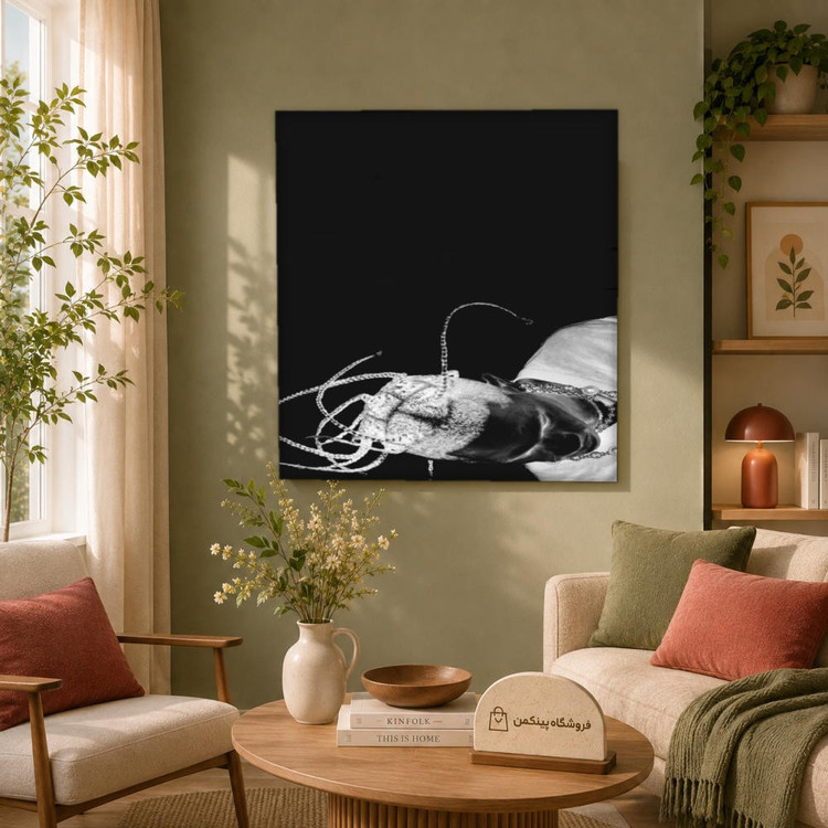 تابلو شاسی پینکمن طرح تراویس اسکات مشکی - Travis Scott Black کد Jm 28