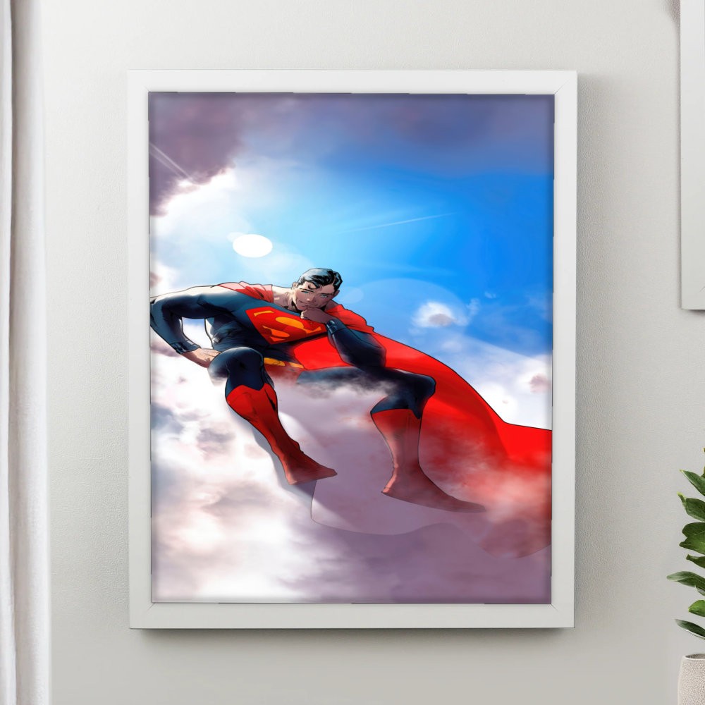 تابلو پینکمن طرح کمیک سوپرمن Superman Comics 12 Jm