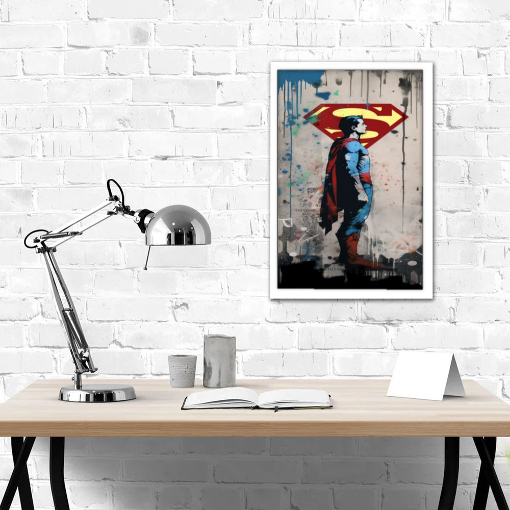 تابلو پینکمن طرح کمیک سوپرمن Superman Comics 11 Jm