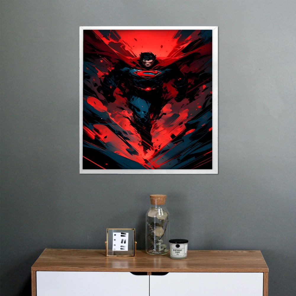 تابلو پینکمن طرح کمیک سوپرمن Superman Comic 24 Jm