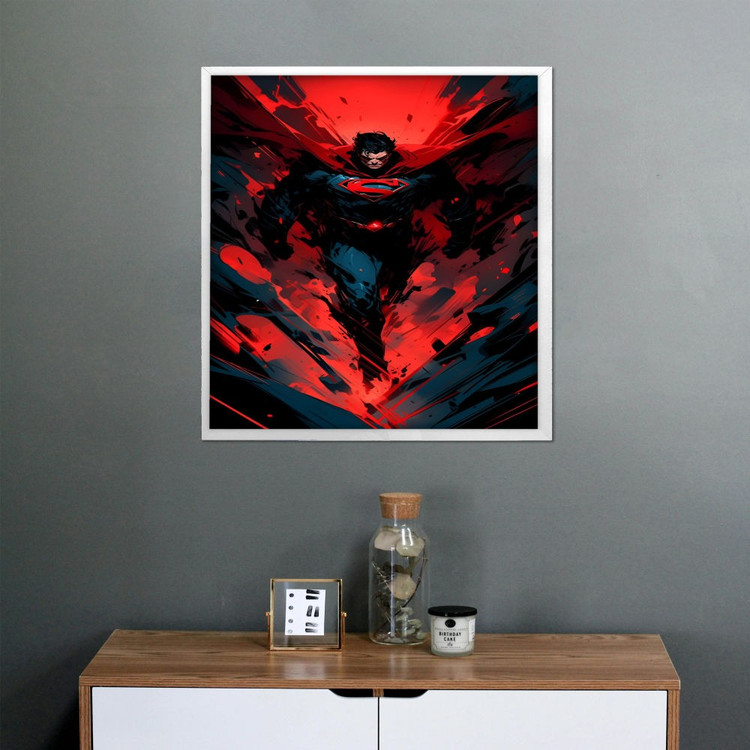 تابلو پینکمن طرح کمیک سوپرمن Superman Comic 24 Jm