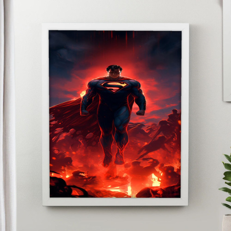 تابلو پینکمن طرح کمیک سوپرمن Superman Comic 22 Jm