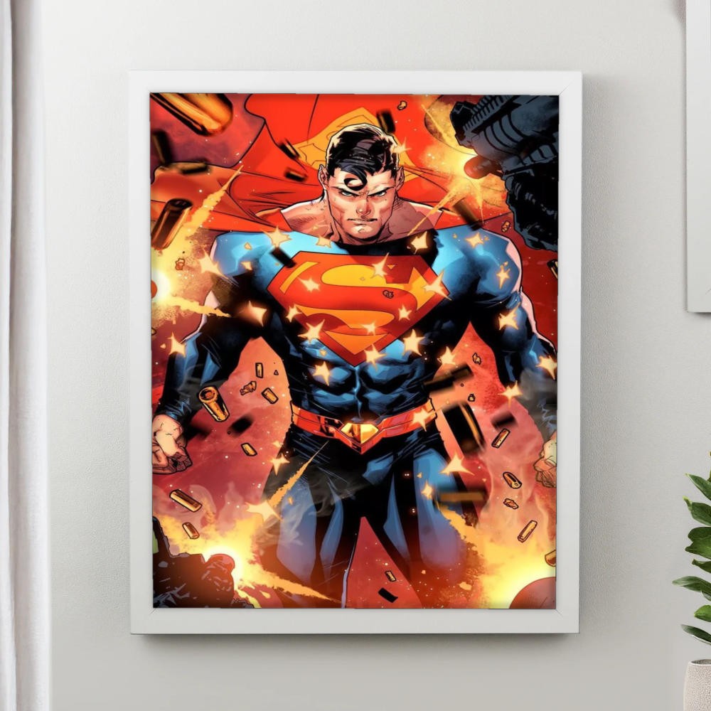 تابلو پینکمن طرح کمیک سوپرمن Superman Comic 17 Jm