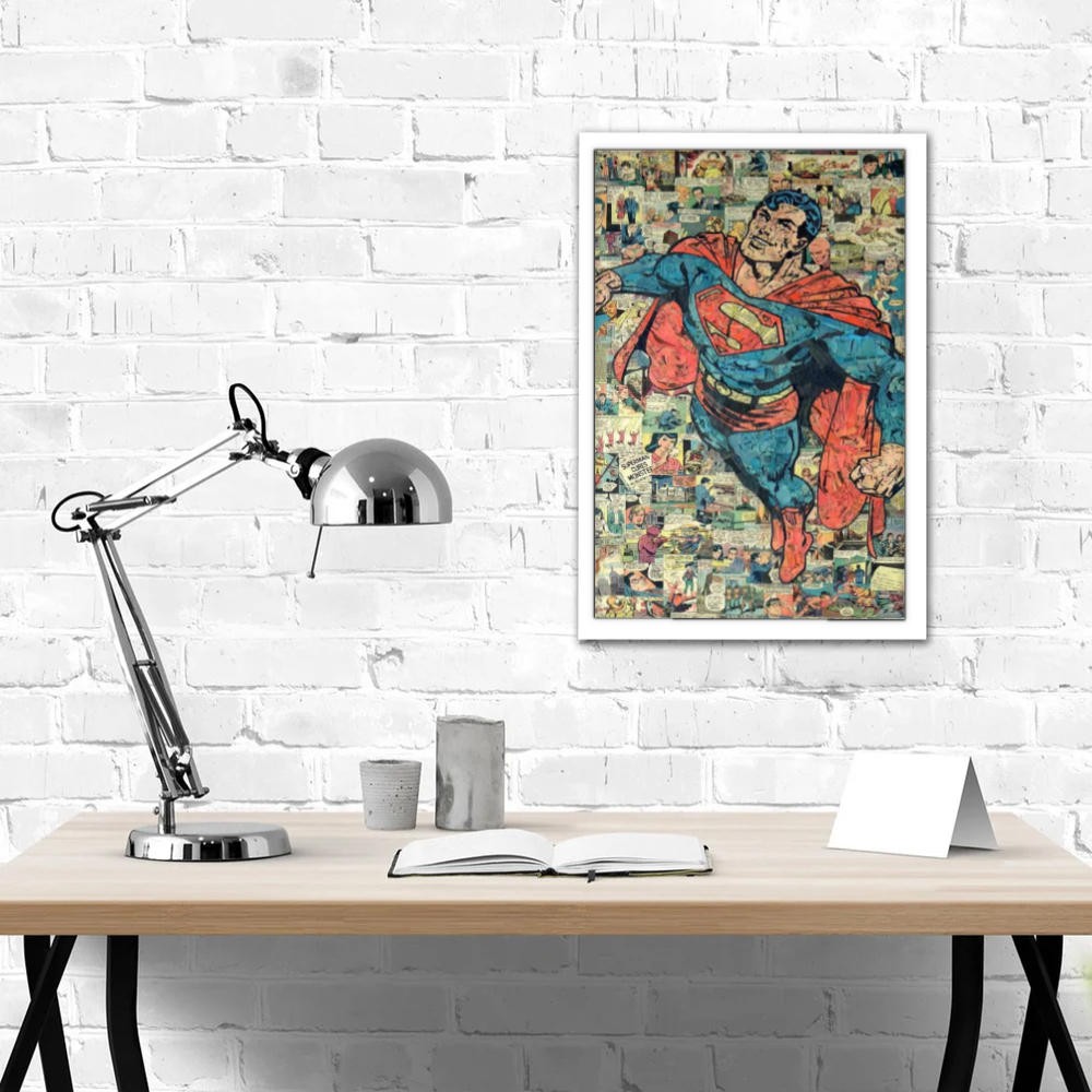 تابلو پینکمن طرح کمیک سوپرمن Superman Comic 16 Jm