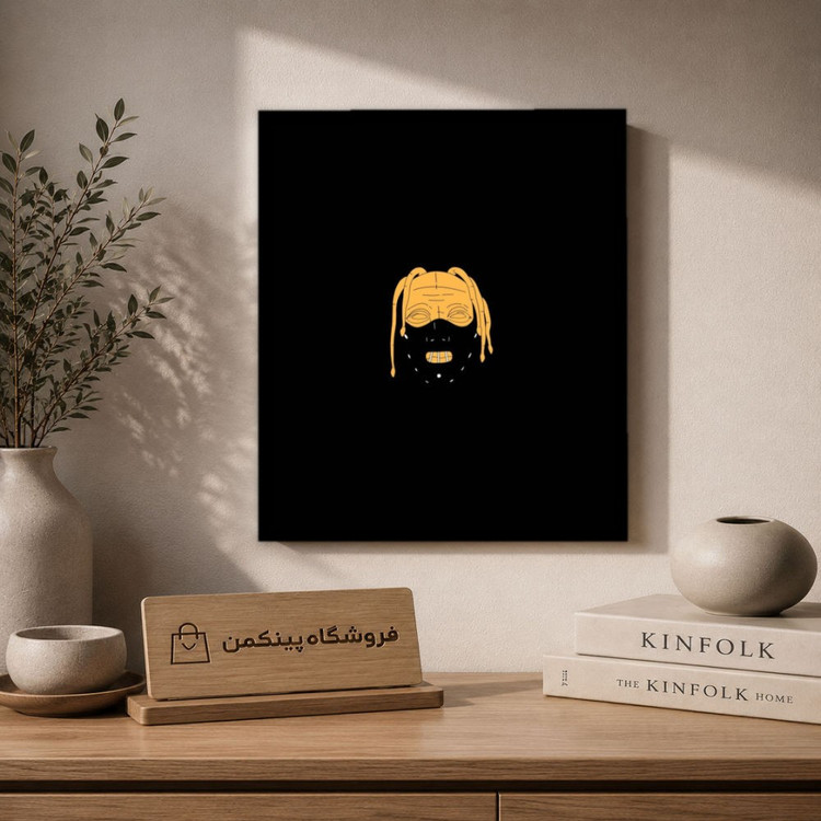 تابلو شاسی پینکمن طرح تراویس اسکات لوگو - Travis Scott Logo کد Jm 6
